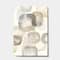 Designart - Neutral Oval Grey Stones II - Modern Glam Canvas Artwork